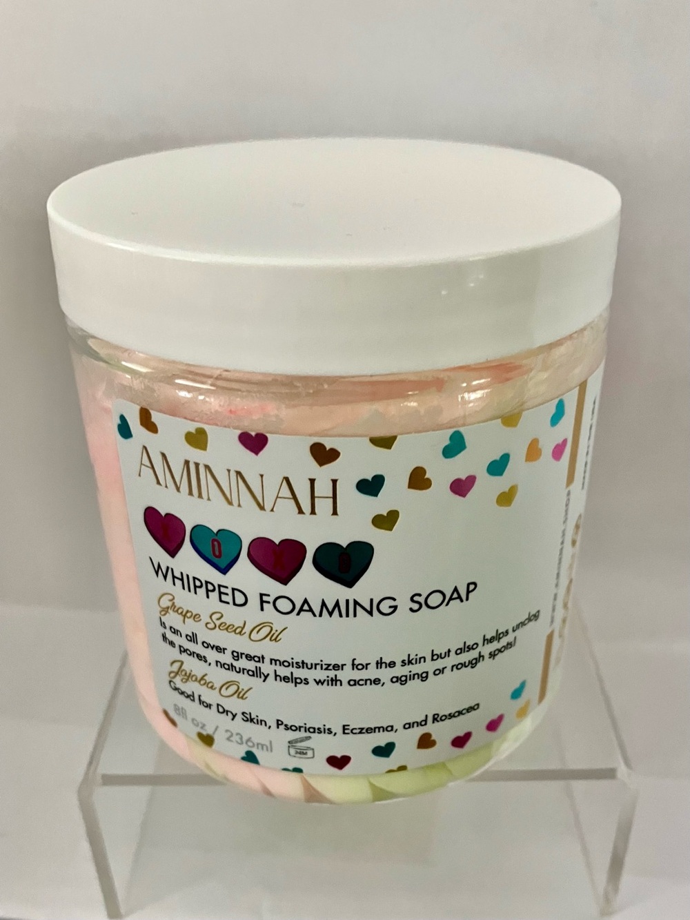Pink Whipped Foaming Soap - Gentle Hydrating Body Cleanser